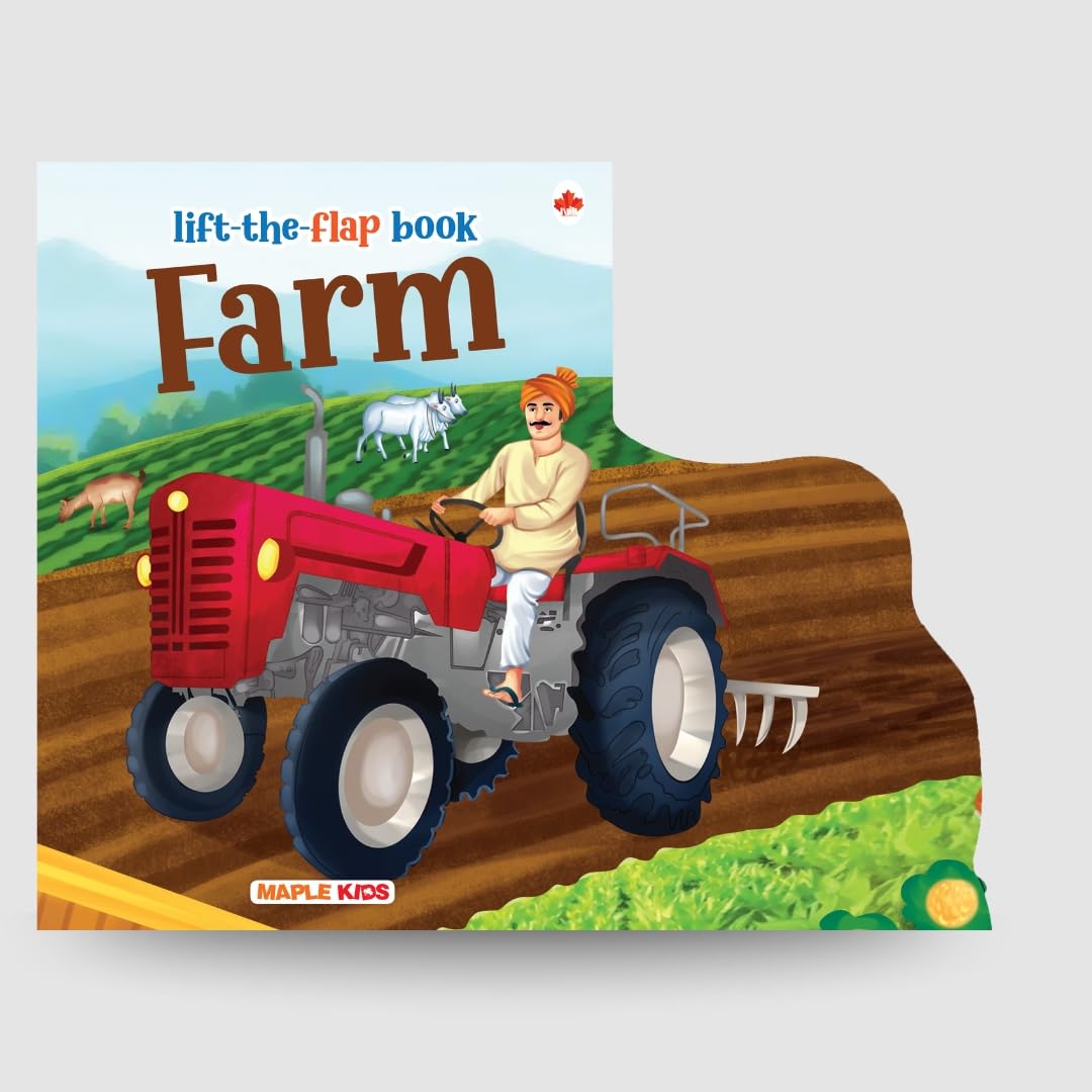 Lift the Flap  Farm  Illustrated Flap Book for Kids  Pop Up Books for Kids  Age 36 Years  Early Learning Book for Children