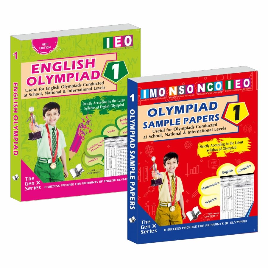 International English Olympiad  Class 1 + Olympiad Sample Paper  Class 1 With OMR Sheets