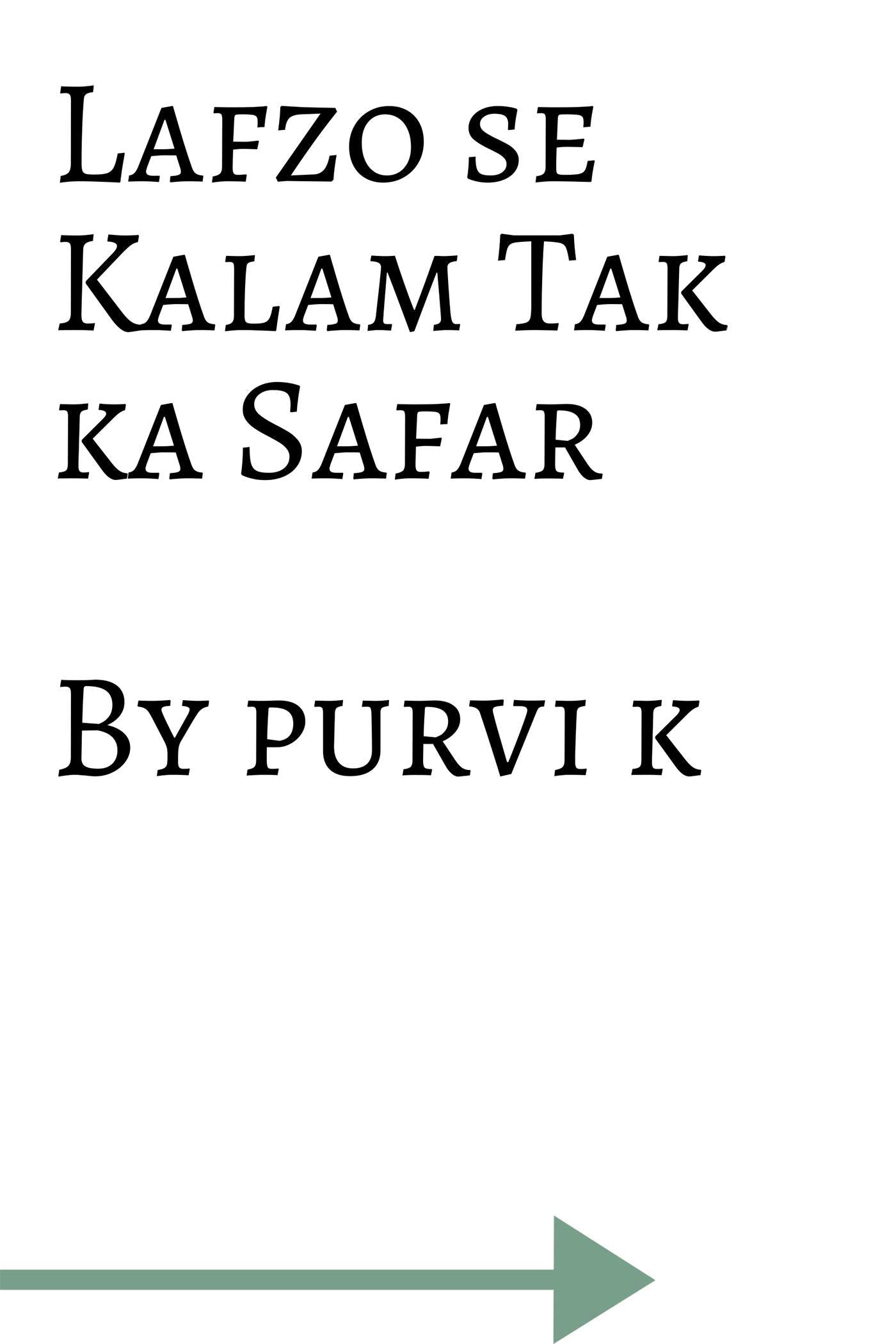 Lafzo Se Kalam Tak Ka Safar