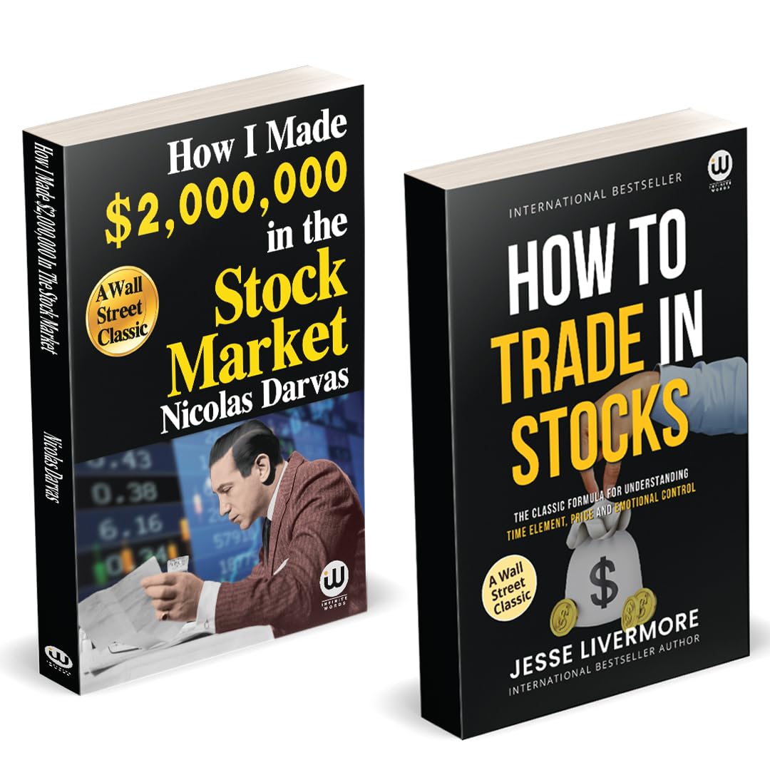 How I Made $ 2,000,000 In The Stock Market | How To Trade In Stocks | Nicolas Darvas Book | Jesse Livermore | Combo Gift Set Pac