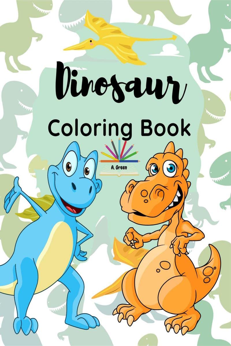 Dinosaur Coloring Book : Great Gift for Kids Ages 48