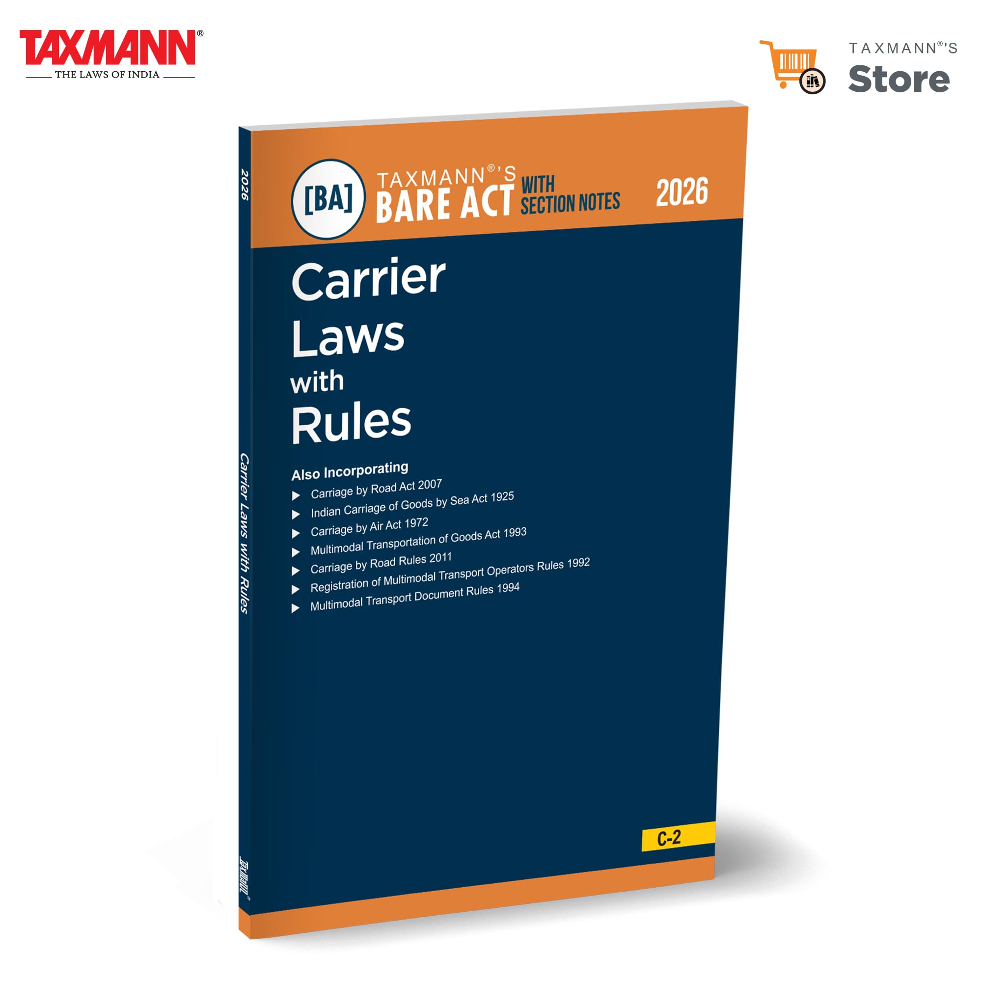 Taxmanns Carrier Laws with Rules [Bare Act with Section Notes]  Statutory Reference Presenting Indias Complete Carrier Law 