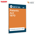 Taxmanns Patents Act 1970 [Bare Act without Comments | AIBE]  Provides the Complete | Updated | AIBE Examcompliant Statutory