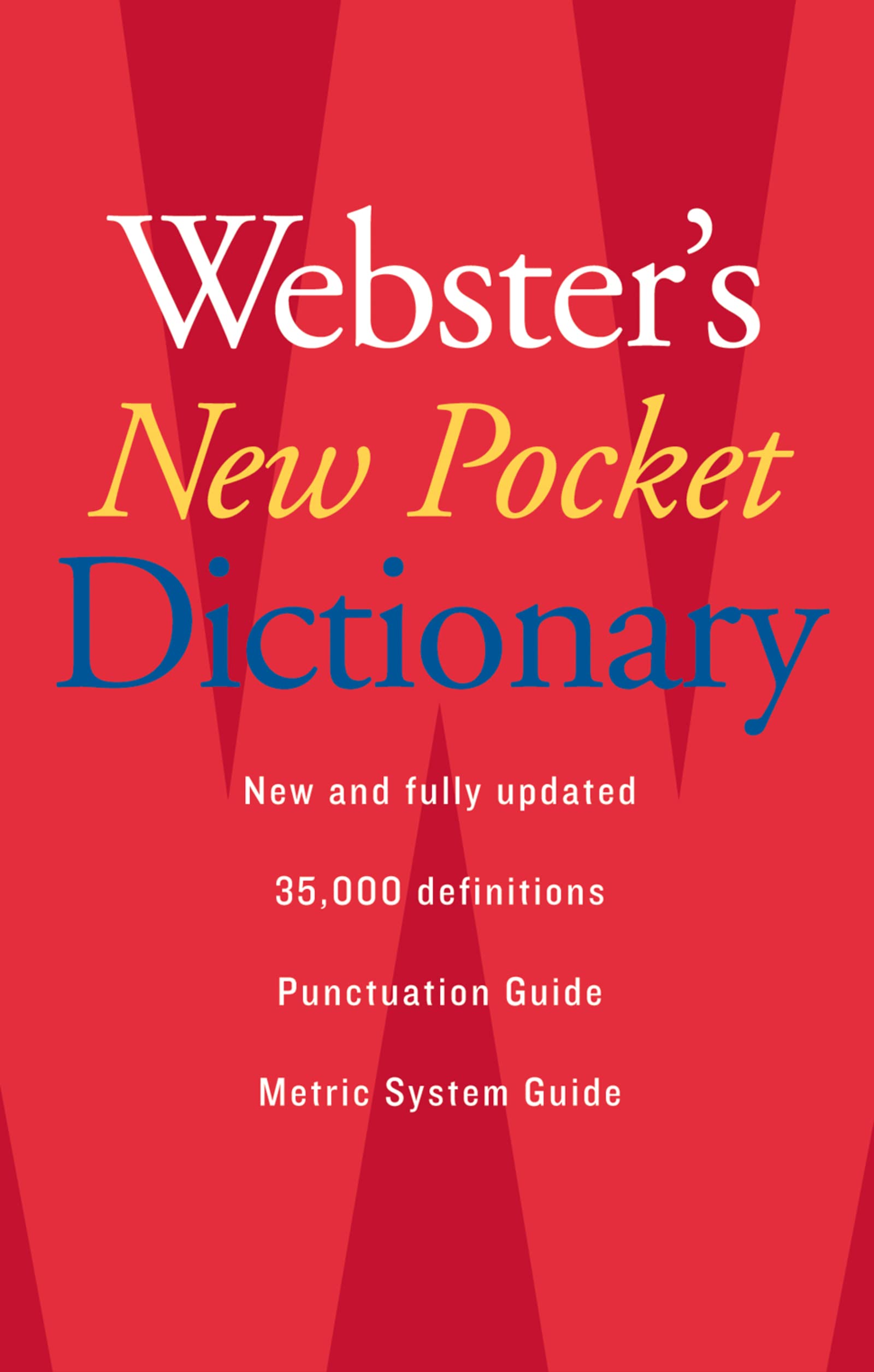 Houghton Mifflin Websters New Pocket Dictionary Printed Book