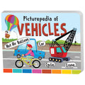 The Book Tree Picturepedia of Vehicles I Board Book for Kids Age 2+ I Bright & Colourful Pictures I EasytoRead Word Labels I B