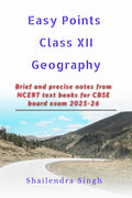 Easy Points Class XII Geography : Easy Points