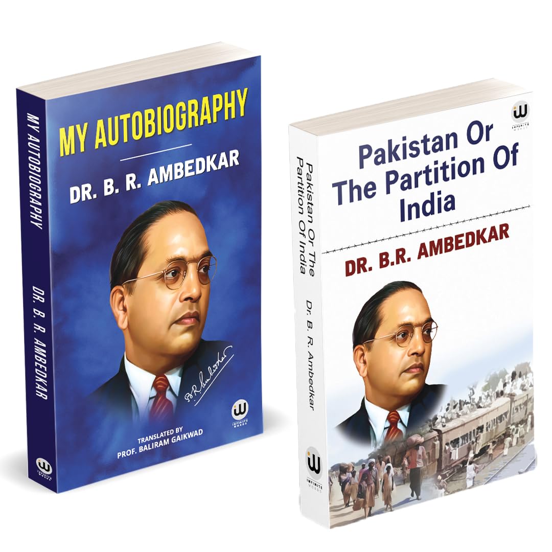 My Autobiography | Pakistan Or The Partition Of India | Dr. BR Ambedkar Books | English Paperback Combo Set | The Original Editi