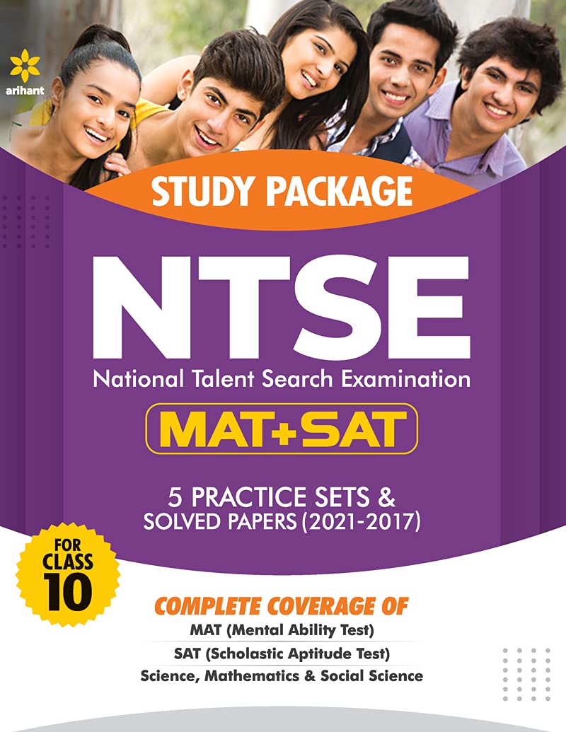 (OLD EDITION) Study Guide NTSE (MAT + SAT) for Class 10
