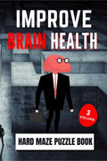 Improve Brain Health | Hard Maze Puzzle Book | Volume 3