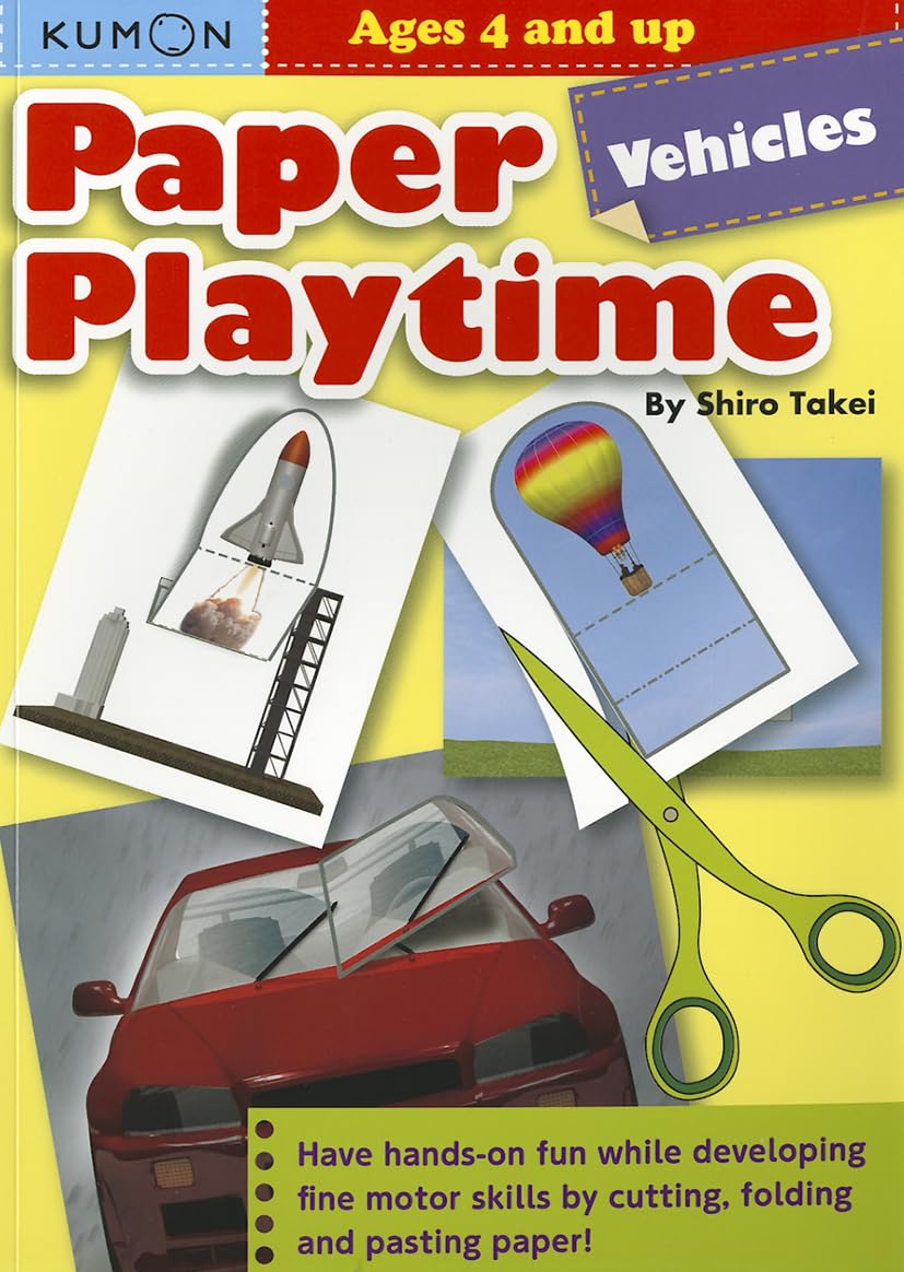 Kumon Paper Playtime: Vehicles (Kumon Paper Playtime)