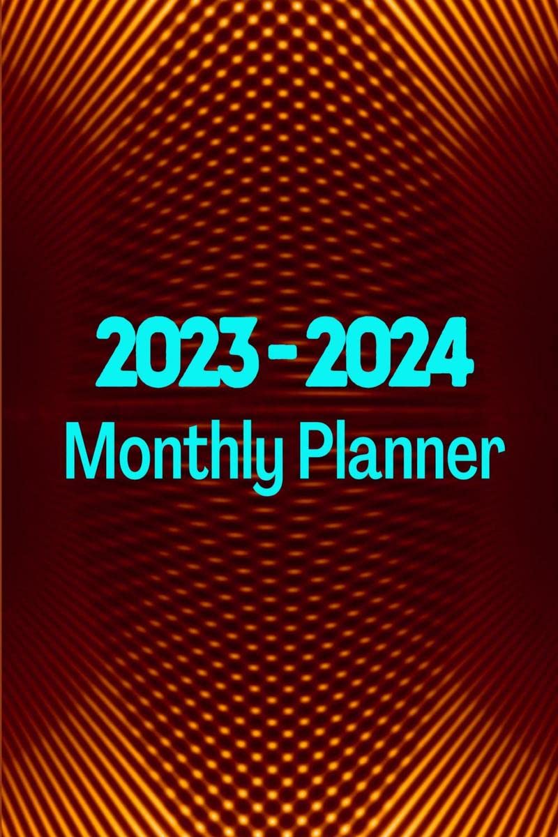 20232024 Monthly Planner for Men with Minimalist Cover : 2 Years Journal for Men