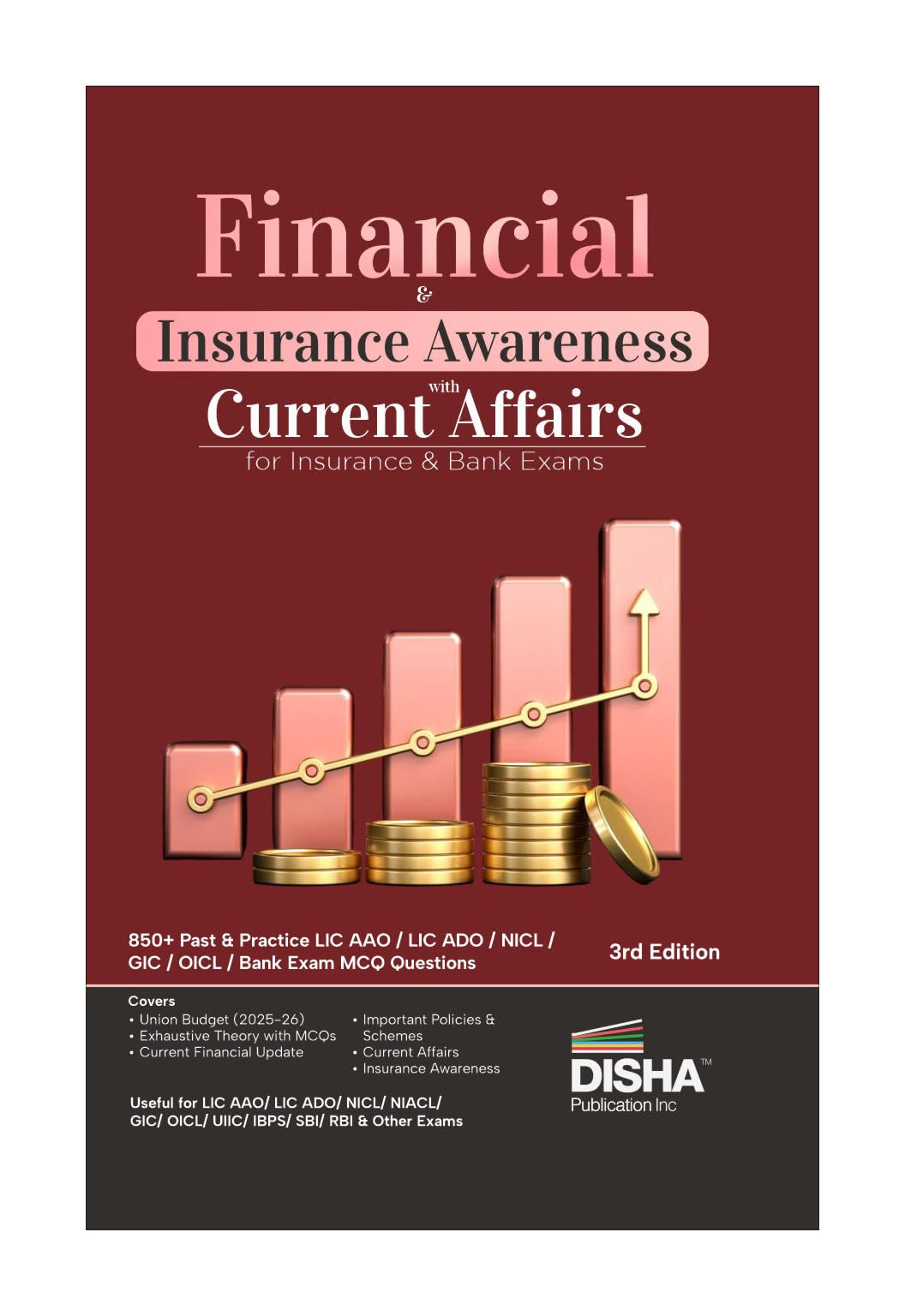 Financial & Insurance Awareness with Current Affairs for Insurance & Bank Exams 3rd Edition | General Knowledge, Banking & Econo