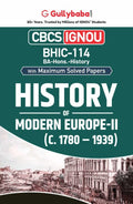 Gullybaba IGNOU BA (Hons.) 6th Sem BHIC114 History of Modern Europe II (c. 1780  1939) in EnglishLatest Edition IGNOU Help B