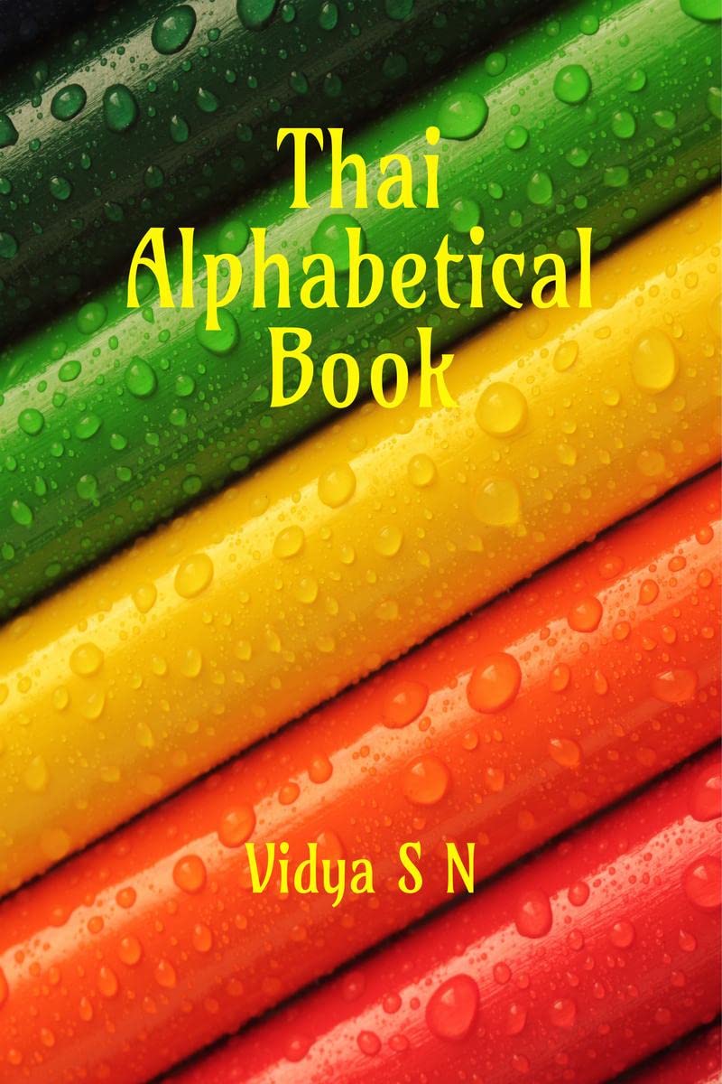 Thai Alphabetical Book : Learn Thai Consonants And Vowels