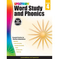 Spectrum Grade 4 Word Study and Phonics Workbooks, Ages 9 to 10, 4th Grade Phonics and Word Study, Dictionary Skills, Vocabulary