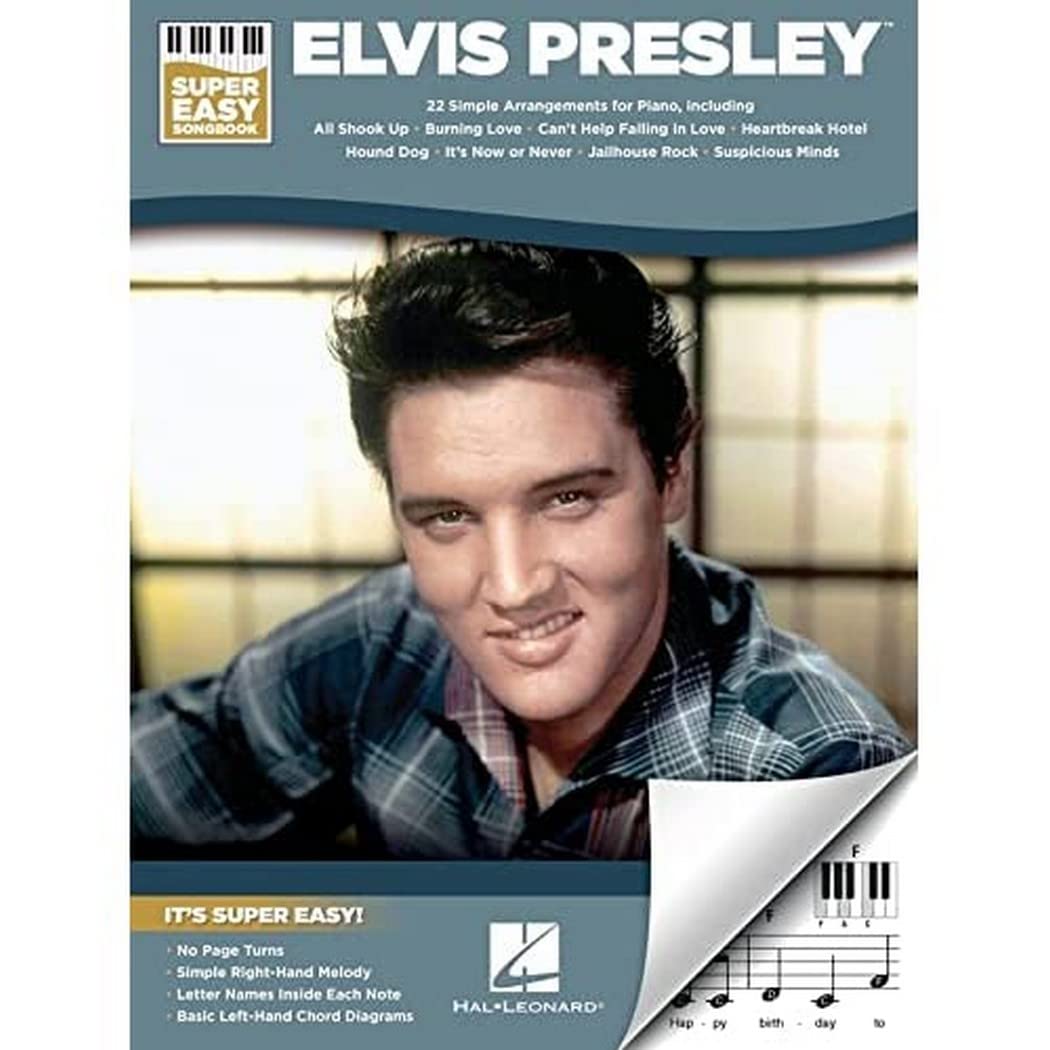 Elvis Presley  Super Easy Piano Songbook with Lyrics (Super Easy Songbook)