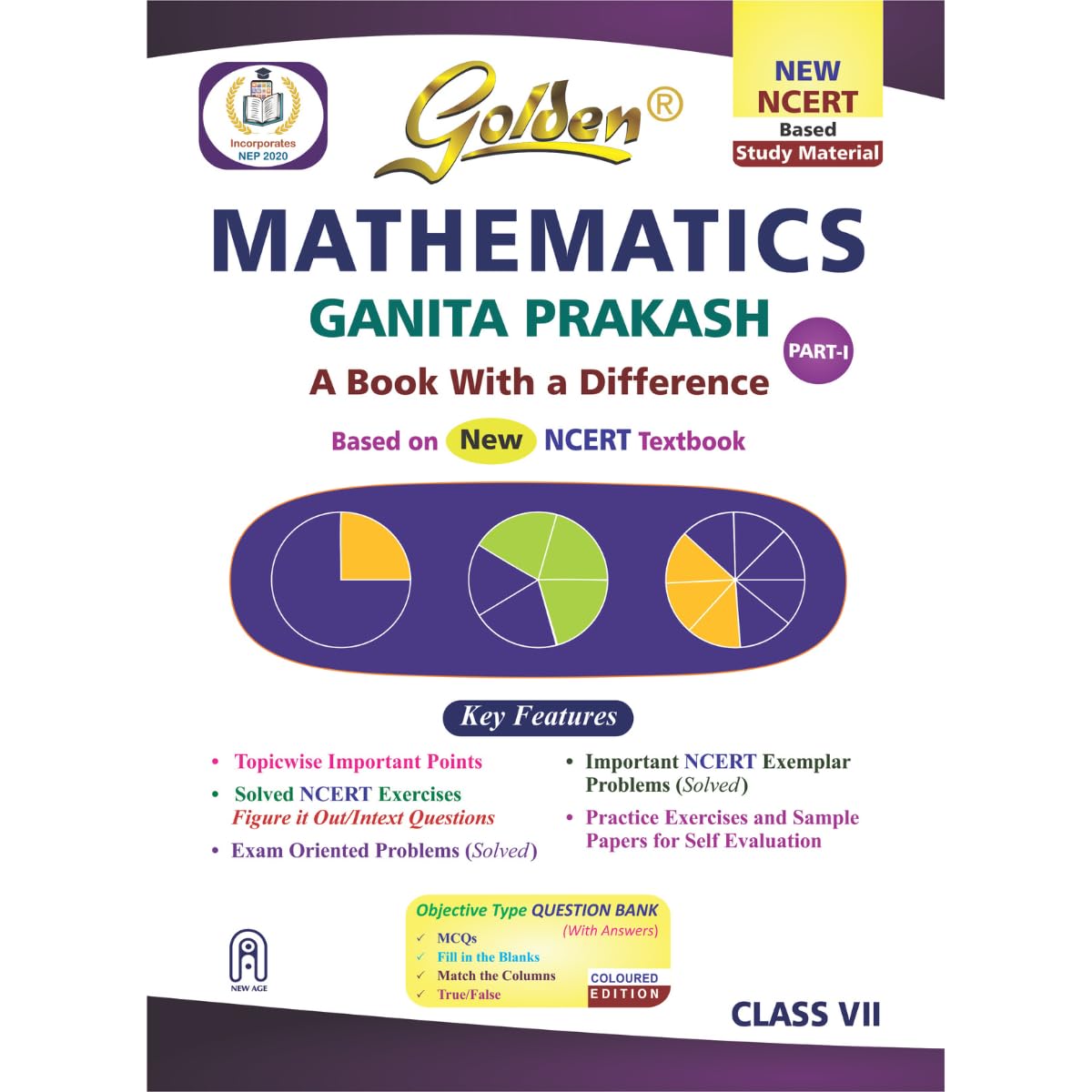 Golden Mathematics Study Material Based On New Ncert Ganita Prakash Part1 For Class 7 | For Cbse 2026 Exams | Summary | Solved 