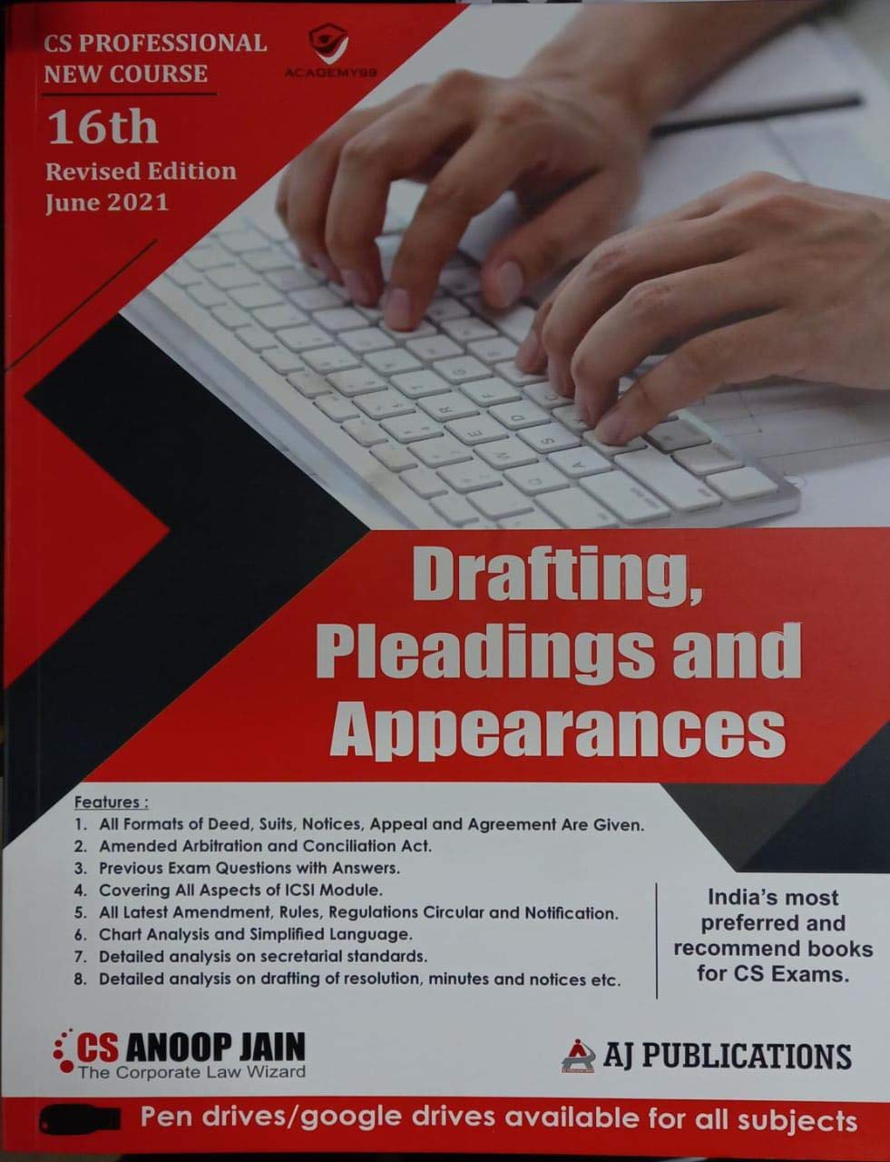 Drafting, Pleadings & Appearance For Cs Exams  16/Edition, 2021