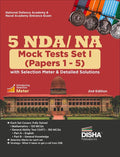 5 Practice Sets For Nda/ Na Exam With Selection Meter 2Nd Edition | Mathematics, General Ability  English & General Knowledge