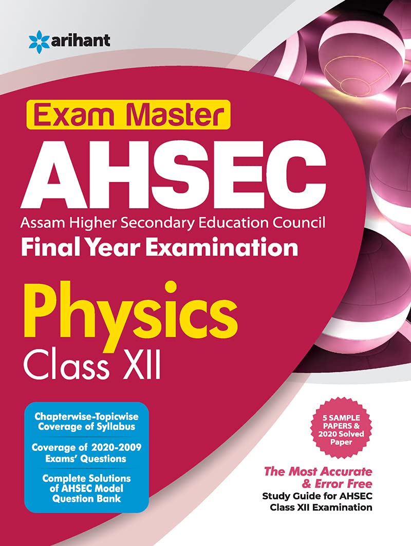 Exam Master AHSEC Physics Class 12 202122 (Old Edition)