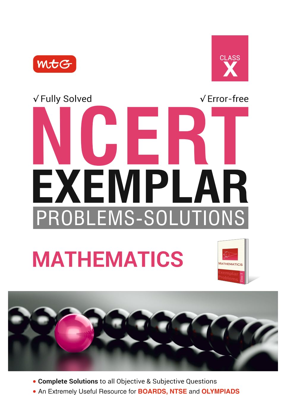 MTG NCERT Exemplar Problem Solutions Mathematics Class 10  Complete Solution to all Objective and Subjective Questions