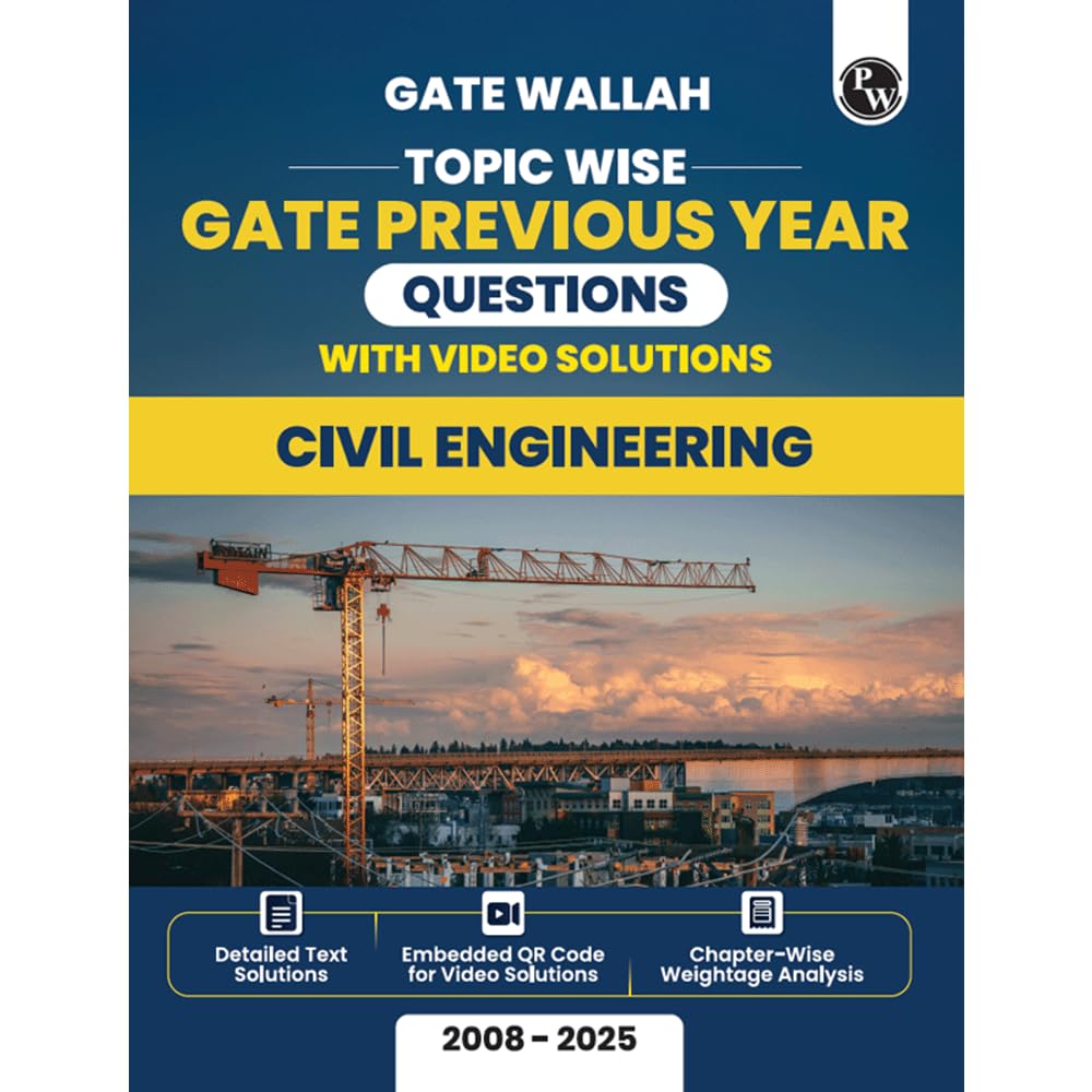 PW GATEWALLAH Civil Engineering Previous Solved Papers For 2026 Exams [Paperback] PW