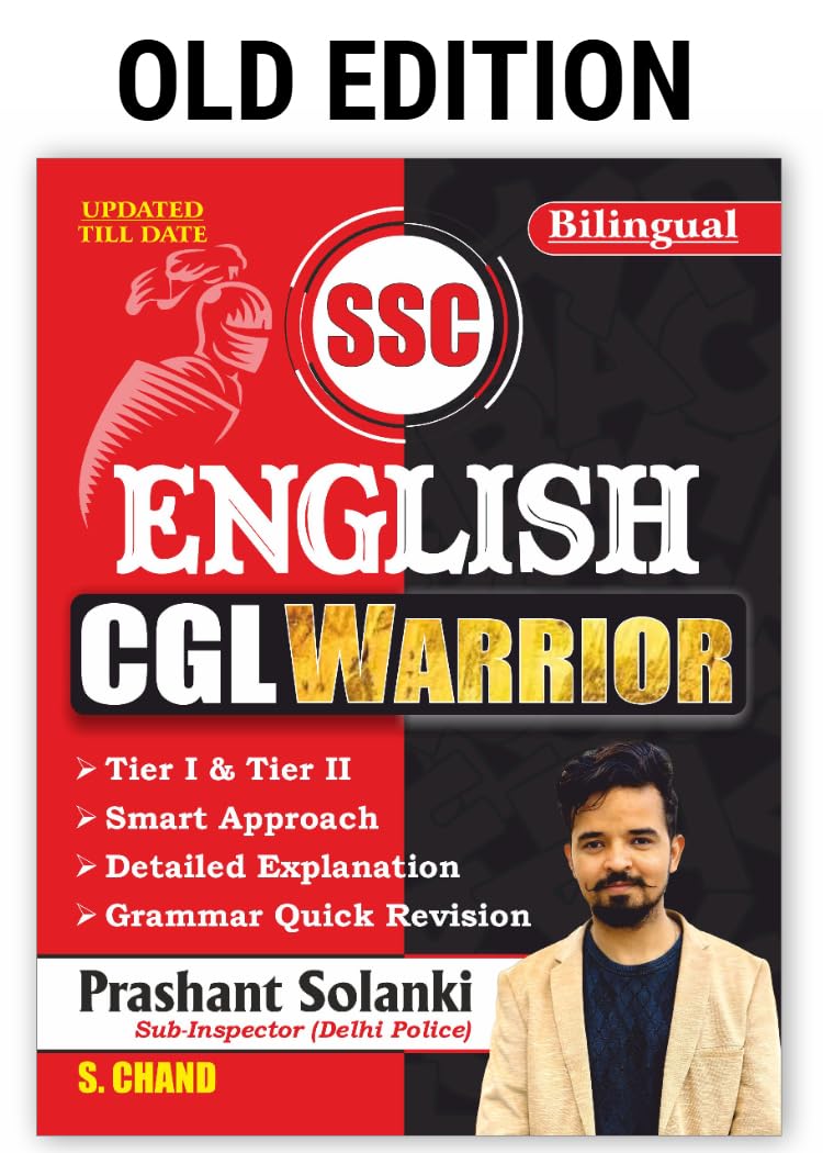 SSC English CGL Warrior By Prashant Solanki Sir (Bilingual Exam Book 2025) | Tier 1 & 2 | Chapterwise | Best Explanation | SSC C