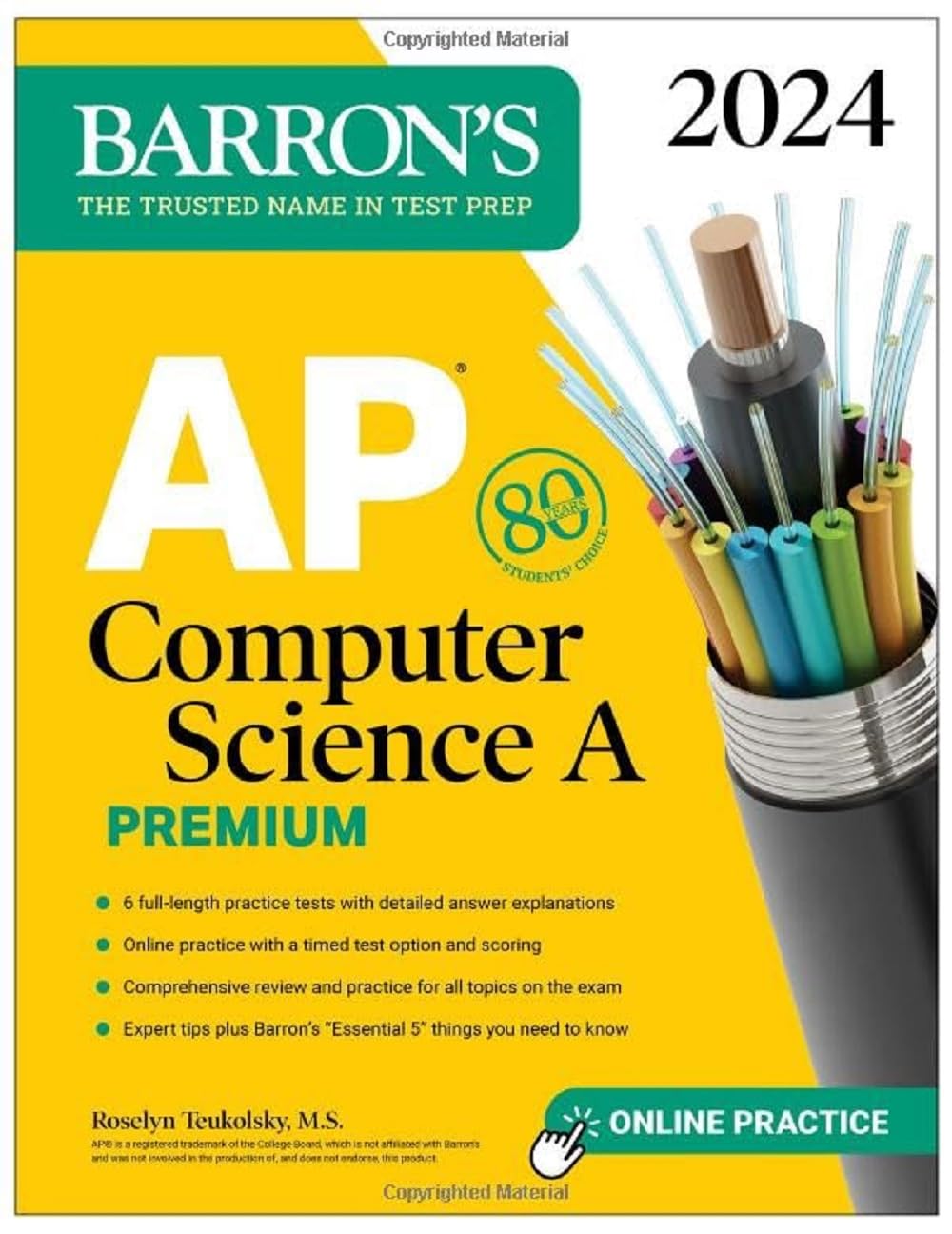 AP Computer Science A Premium, 2024: 6 Practice Tests + Comprehensive Review + Online Practice (Barrons AP Prep)