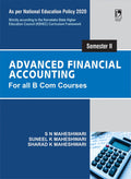 Advanced Financial Accounting: for all B Com. Courses Semester II (NEP2020 KSHEC)