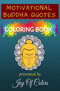 Motivational Buddha Quotes Coloring Book