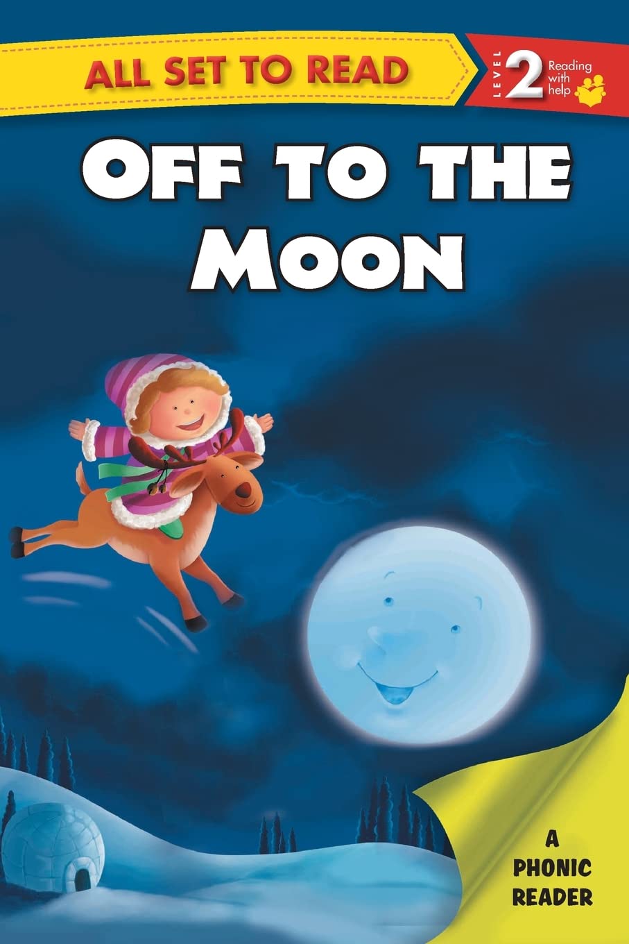 All set to Read A Phonic Reader Off to the Moon Readers for kids