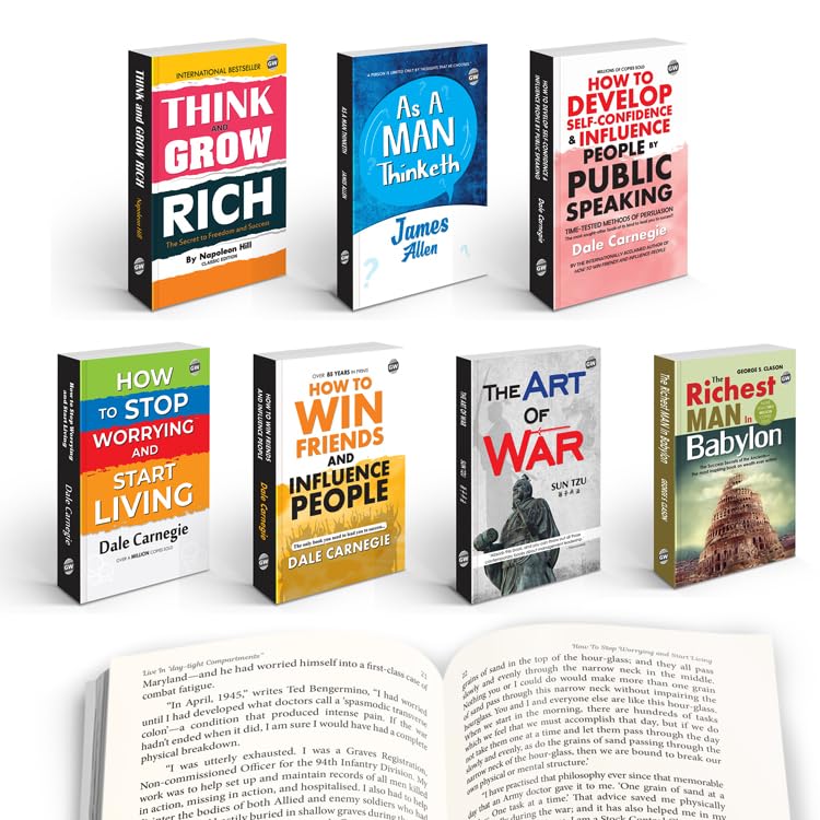 Think & Grow Rich, The Art of War, How to Win Friends & More Timeless Classics Novel  Unlock Financial Freedom & Personal Growt