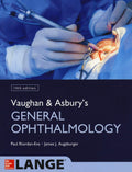 Vaughan & Asburys General Ophthalmology, 19th Edition