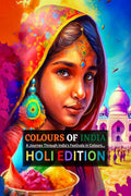 Colours of India | Colourful Holi: A Funfilled Kids Colouring Book for Ages 3 to 8 years old : Explore the Joyful Festival of H
