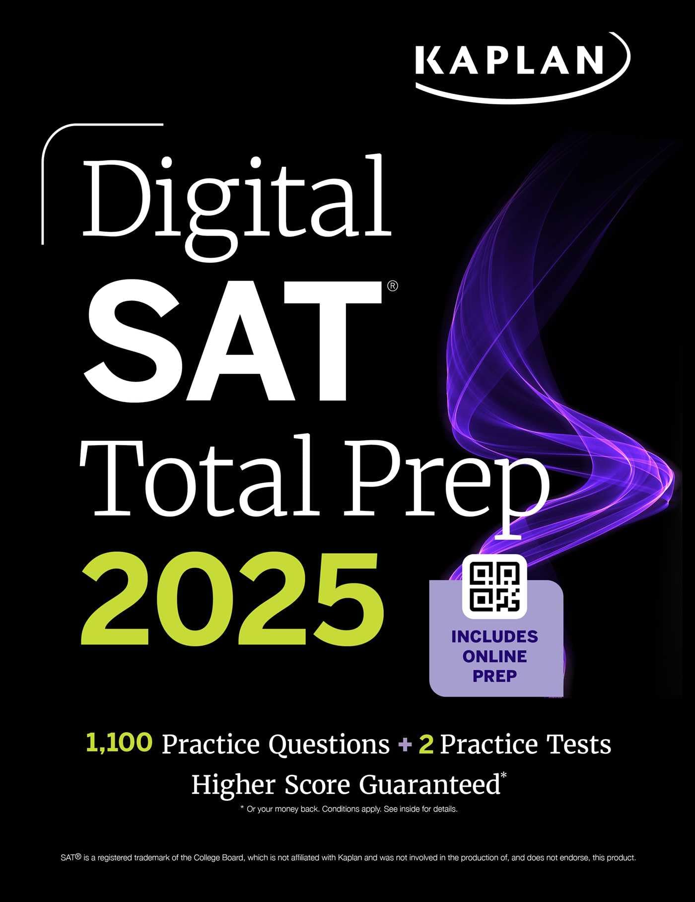 Digital SAT Total Prep 2025 with 2 Full Length Practice Tests, 1,000+ Practice Questions, and End of Chapter Quizzes (Kaplan Tes