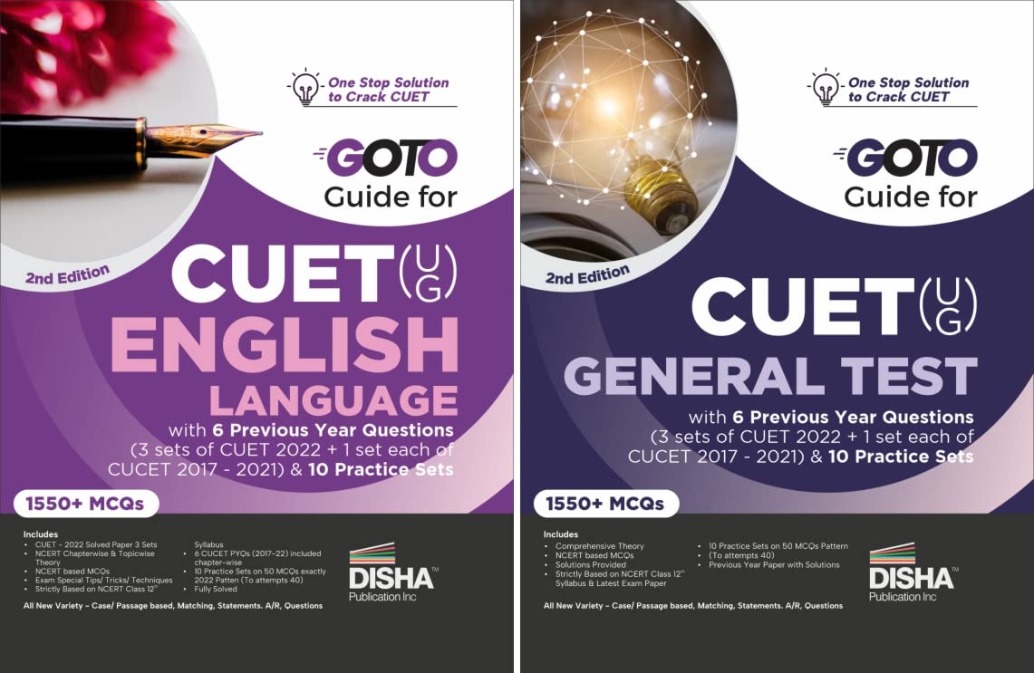 Crack Cuet (Ug) English Language & General Test With 2022 Previous Year Questions & 10 Practice Sets 2Nd Edition | Cucet | Centr