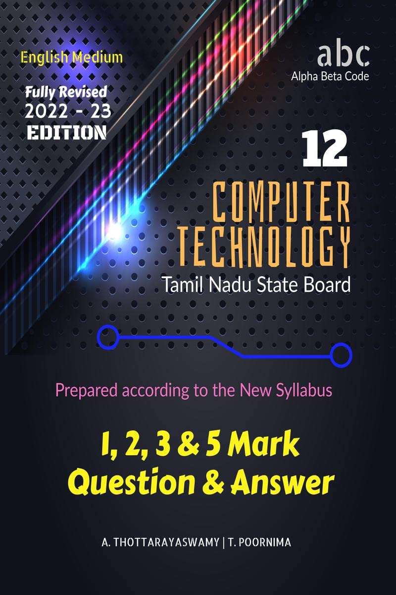 12 COMPUTER TECHNOLOGY : 12th Tamil Nadu State Board