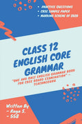 Class 12 Grammar : EnglishCore Grammar For Cbse Class 12Th