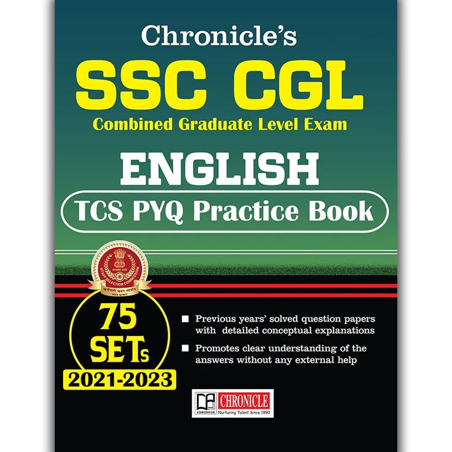 SSC CGL MATHEMATICS TCS PYQ Practice Book |75 Practice Sets (20212023) | Previous Years solved question papers with detailed ex