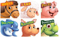 Board Books : Animals Pack 1 (Set of 6 Books) (HORSE, LAMB, PIGLET, DOLPHIN, KANGAROO, DINOSAUR) (Cutout Board Books) (Cutout Bo