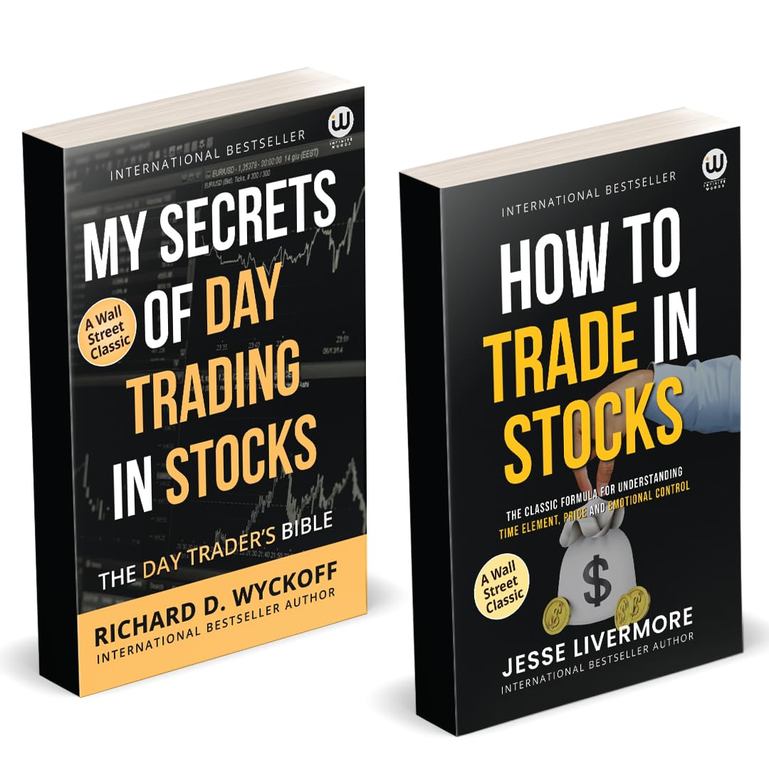 How To Trade In Stocks | My Secrets Of Day Trading In Stocks | Jesse Livermore | Richard D. Wyckoff | English Money Books Combo 