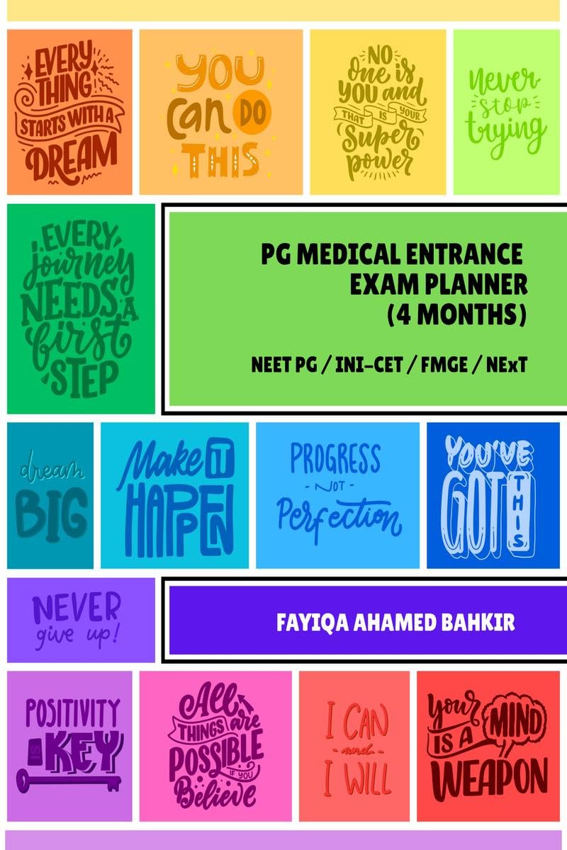 PG Medical Entrance Exam Planner (4 months)