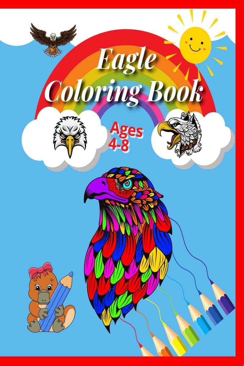 Eagle Coloring Book : For Kids