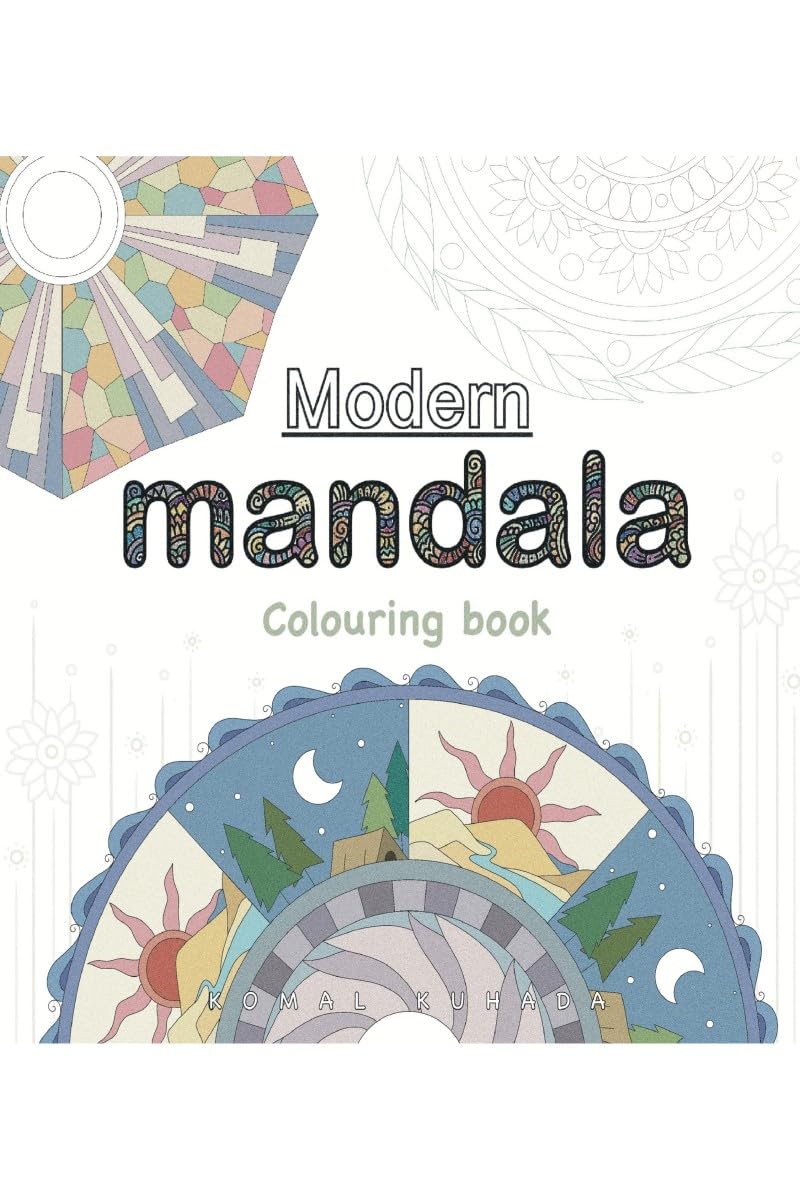 Modern Mandala Colouring Book