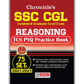 SSC CGL REASONING TCS PYQ Practice Book |75 Practice Sets (20212023) | Previous Years solved question papers with detailed expl