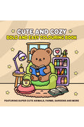 Cute And Cozy: Bold And Easy Colouring Book For Adults And Teens For Relaxation Featuring Super Cute Animals, Farms, Gardens And