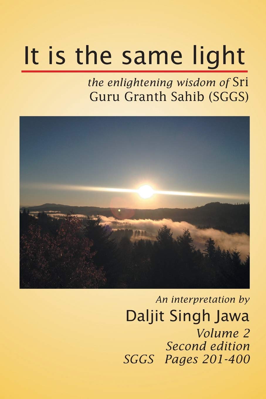 It Is the Same Light: The Enlightening Wisdom of Sri Guru Granth Sahib (Sggs) Volume 2: Sggs Pages 201400