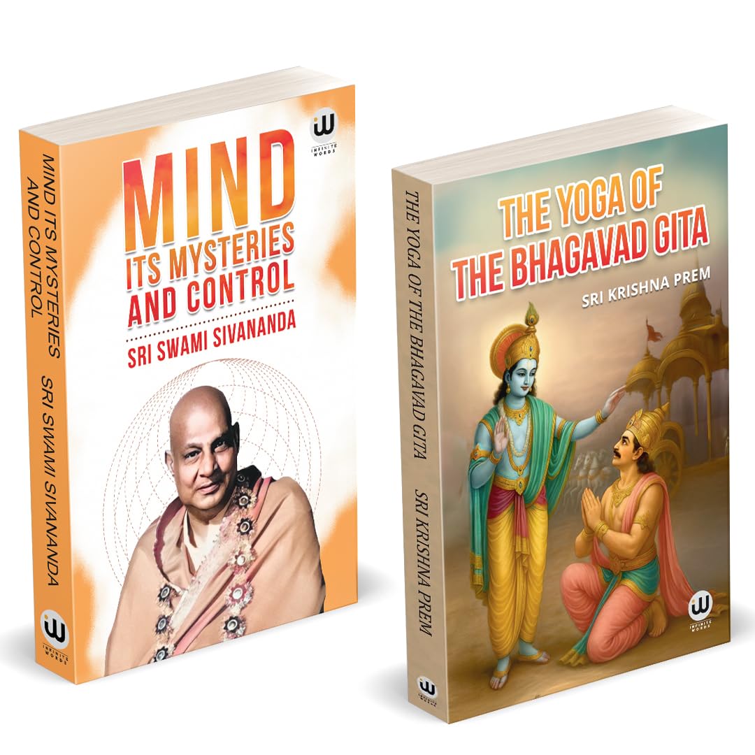The Yoga Of The Bhagwad Gita | Mind : Its Mysteries And Control | Sri Krishna Prem | Sri Swami Sivananda | English Books | Combo