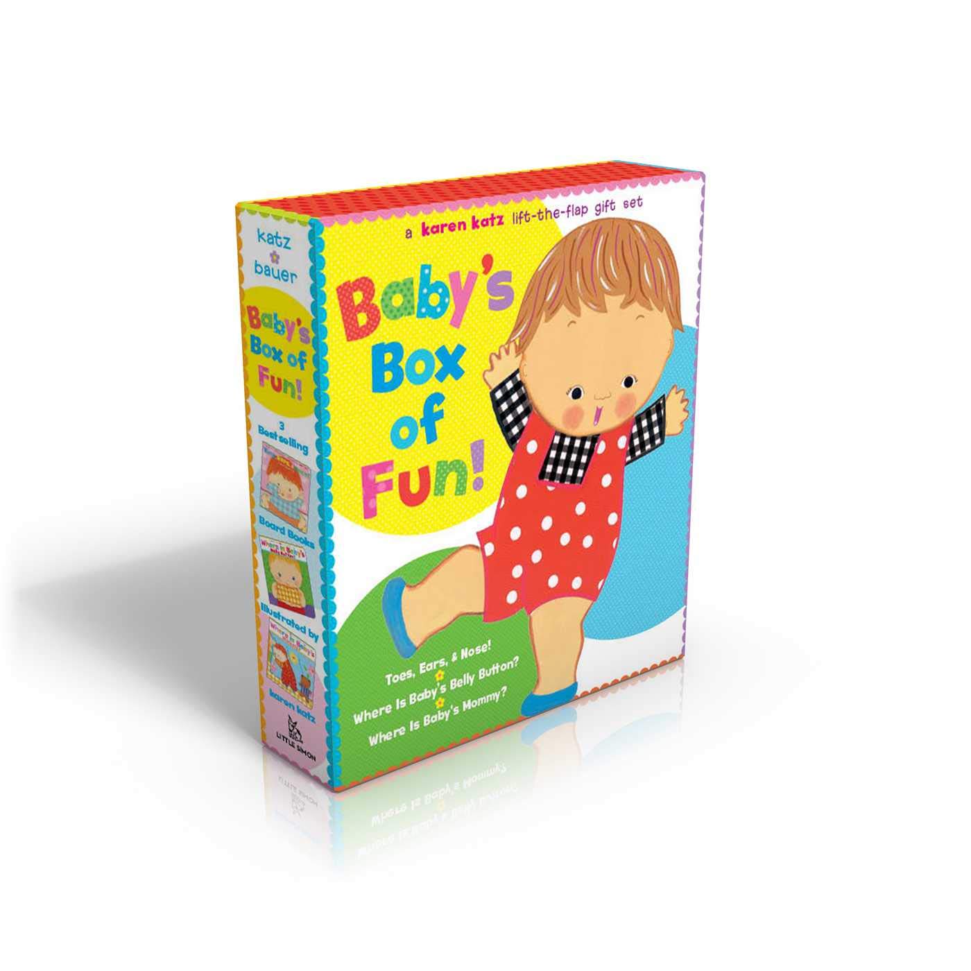 Babys Box of Fun (Boxed Set): A Karen Katz LifttheFlap Gift Set: Where Is Babys Bellybutton?; Where Is Babys Mommy?: Toes, 