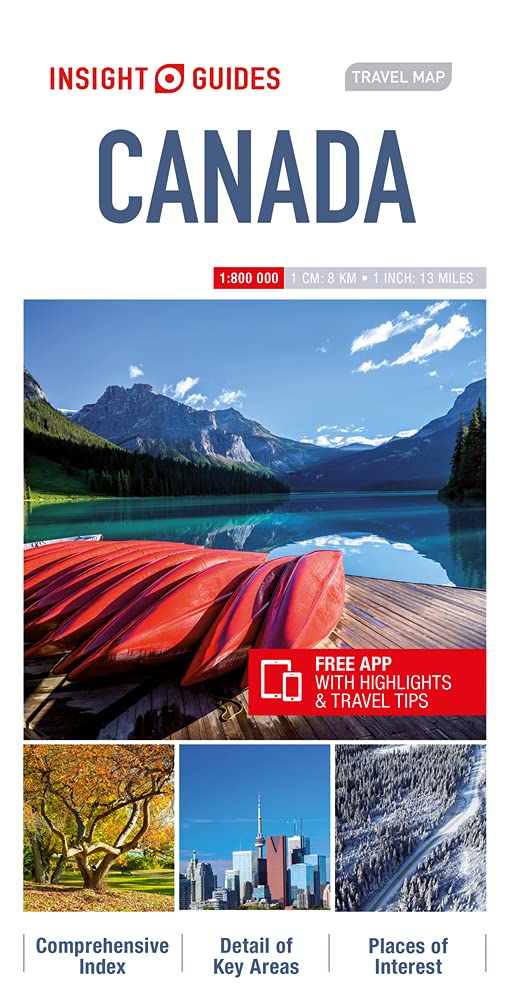 Insight Guides Travel Map Canada (Insight Guides Travel Maps)